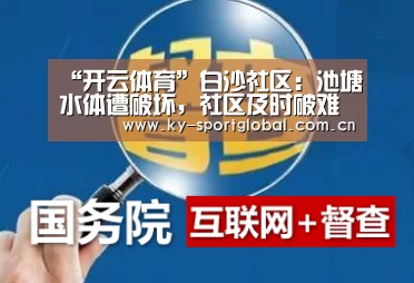 “开云体育”白沙社区:池塘水体遭破坏,社区及时破难题(图2) 开云体育